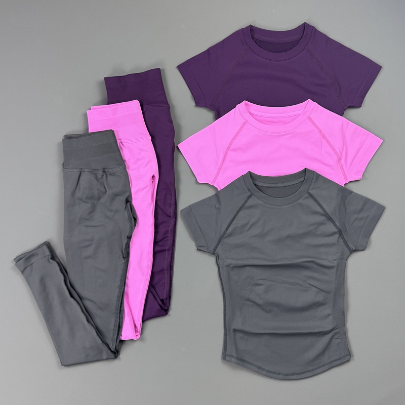 Pilates Yoga Clothes - Conjunto de Ginástica Feminino de 2