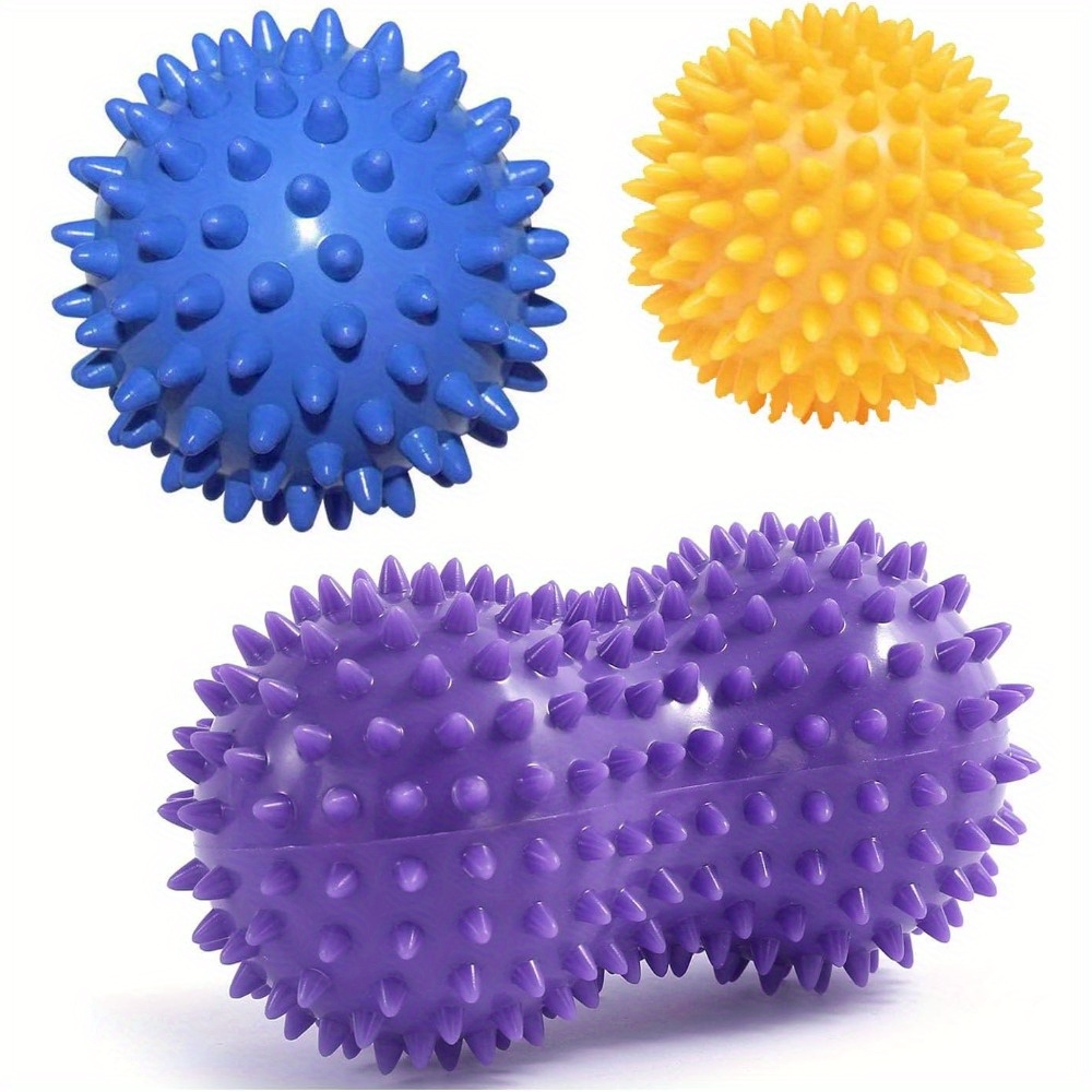 Acupressure Ball Set - Conjunto de Bolas de Massagem Espinhosas