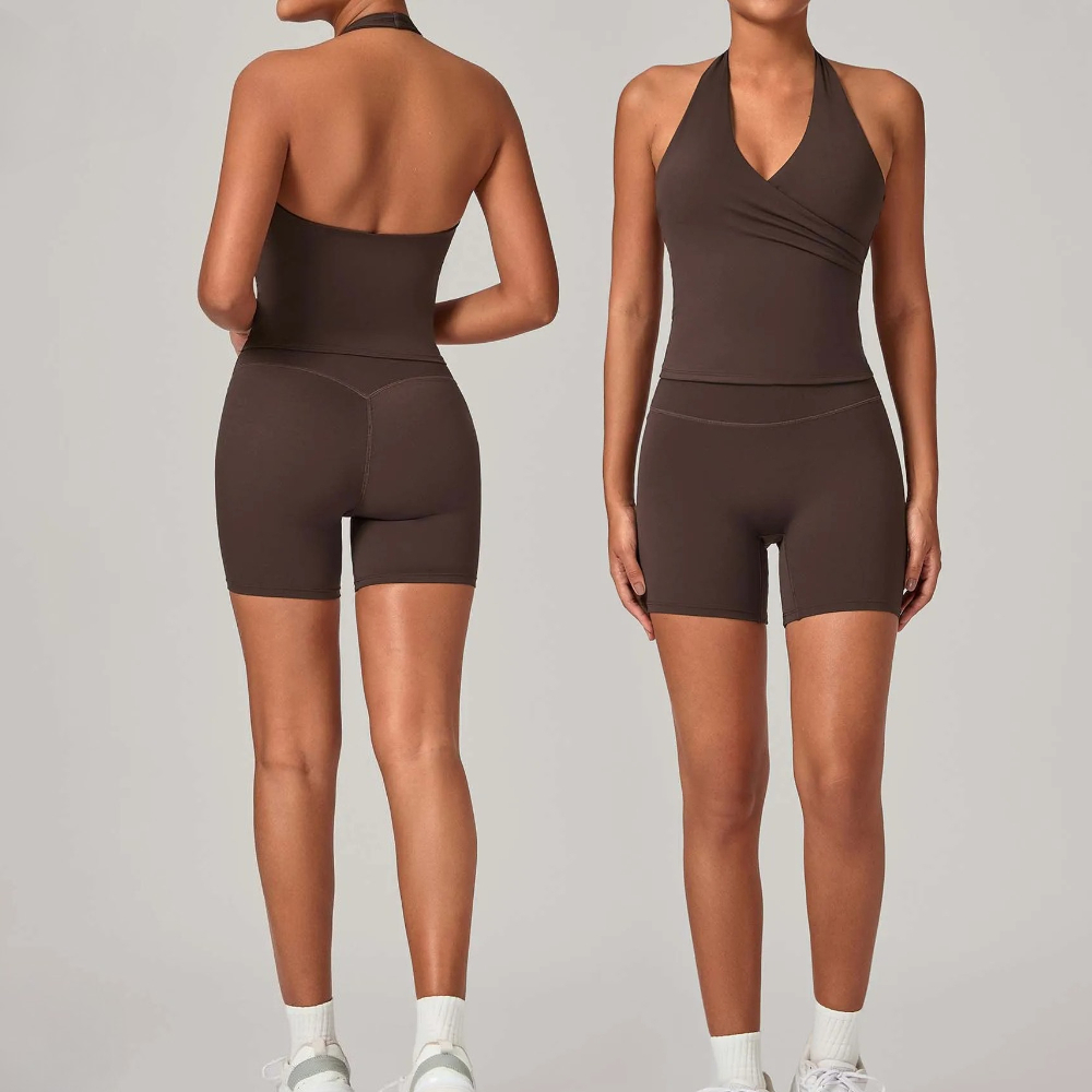 Pilates Yoga Jacket - Conjunto Esportivo Feminino de 2 Peças