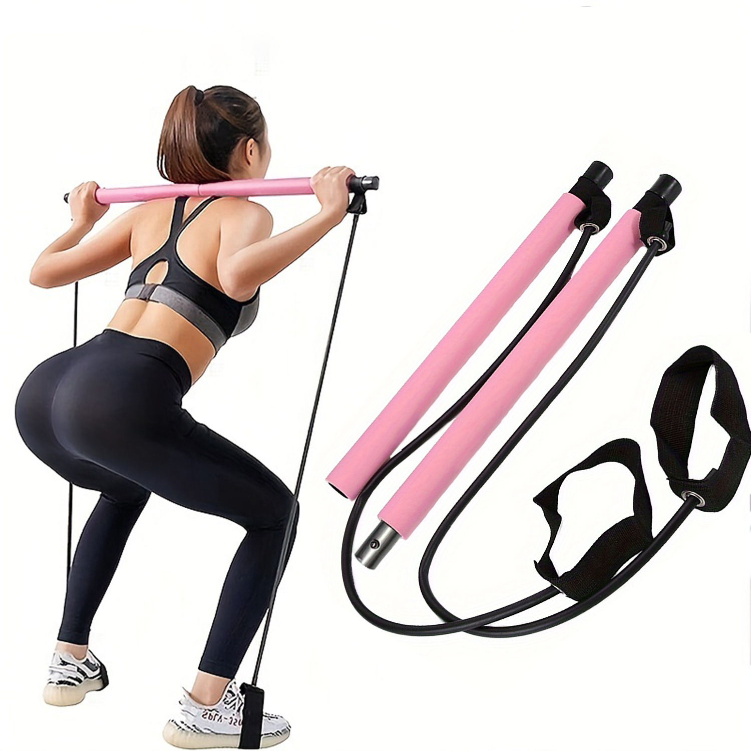 Pilates Yoga Combined - Multifuncional barra de pilates combinação fitness