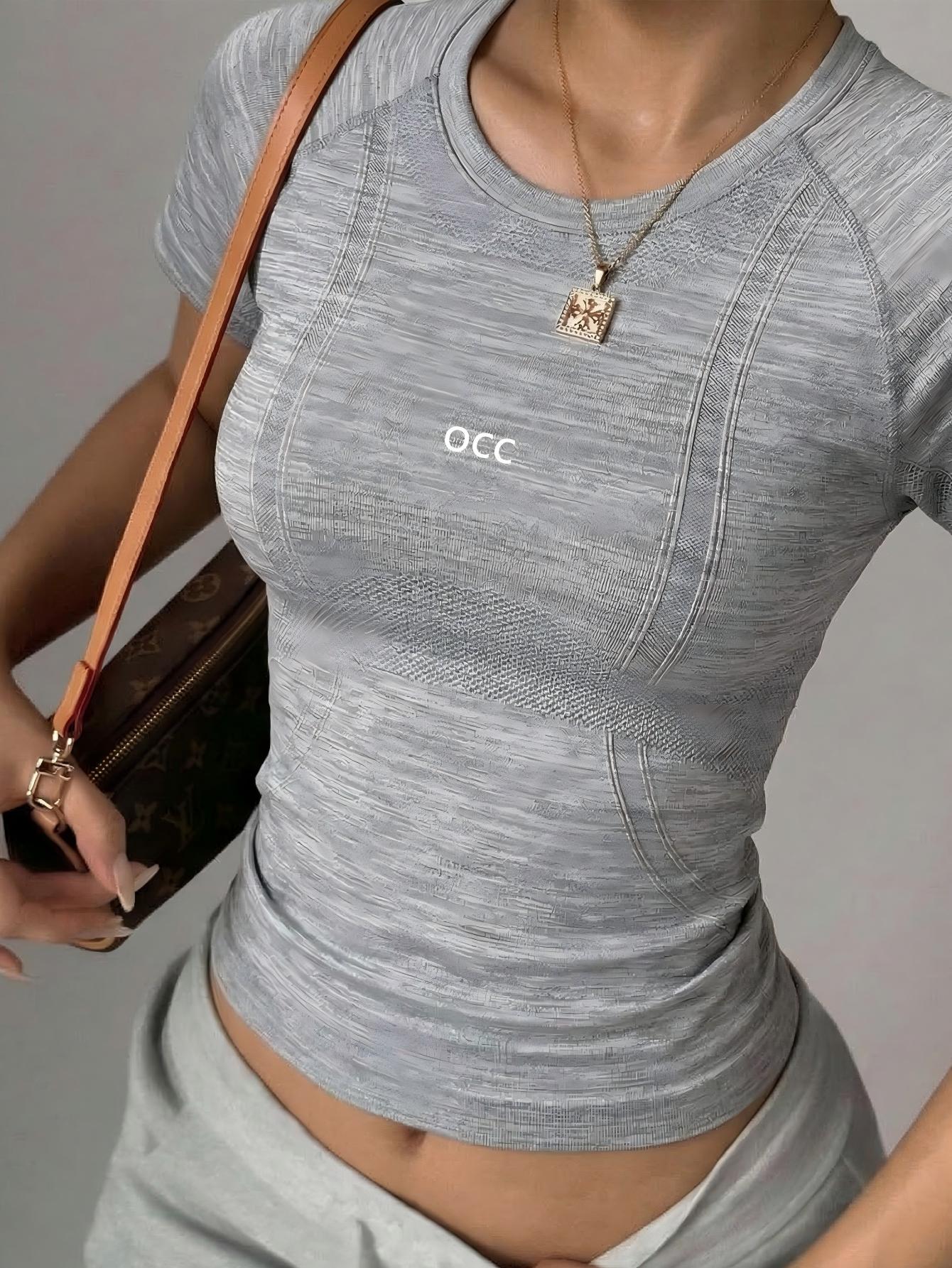Camiseta esportiva de manga cu - Pilates Yoga Clothes avaliação e preço