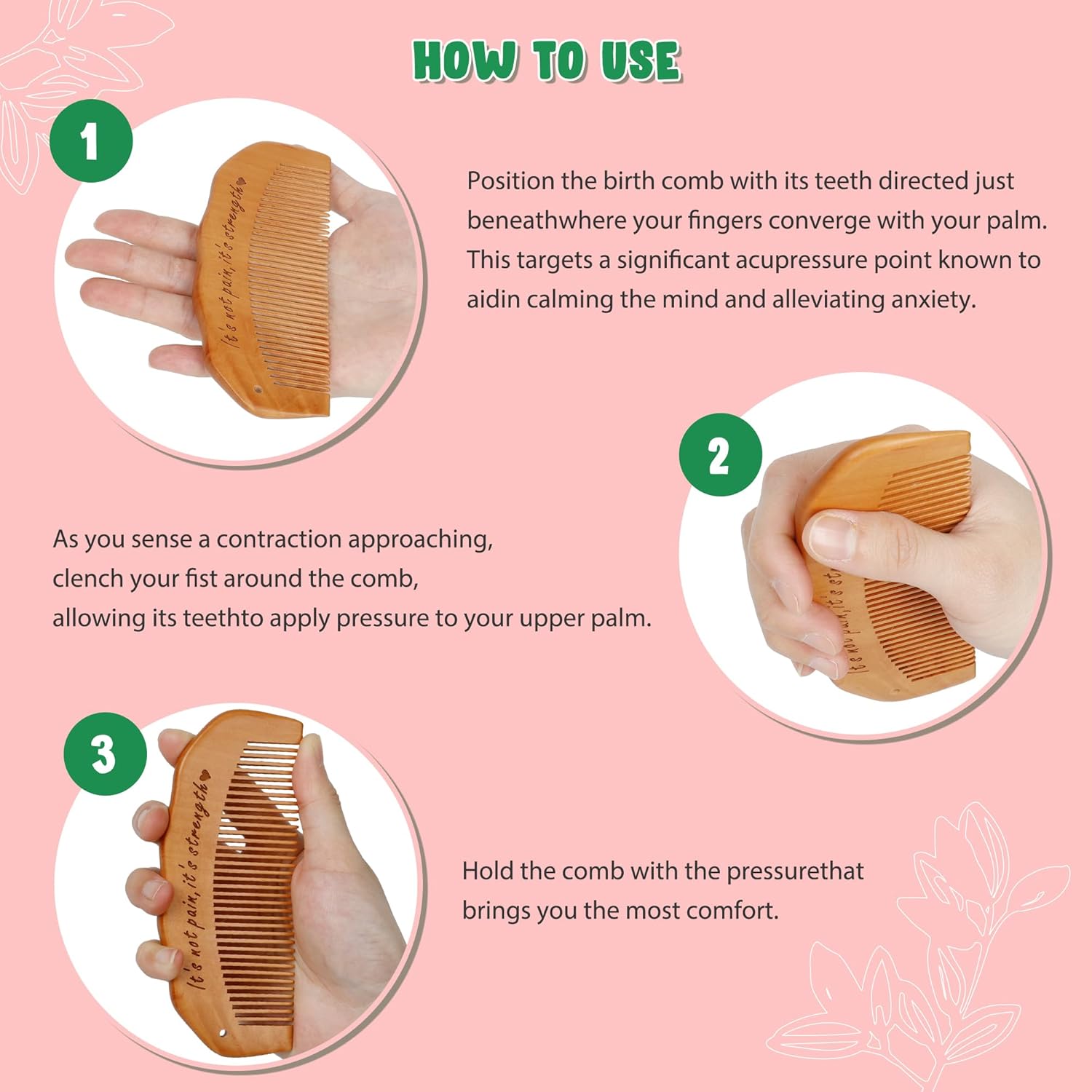 Conjunto de 3 Peças: Pente de  - Acupressure Ball Set avaliação e preço
