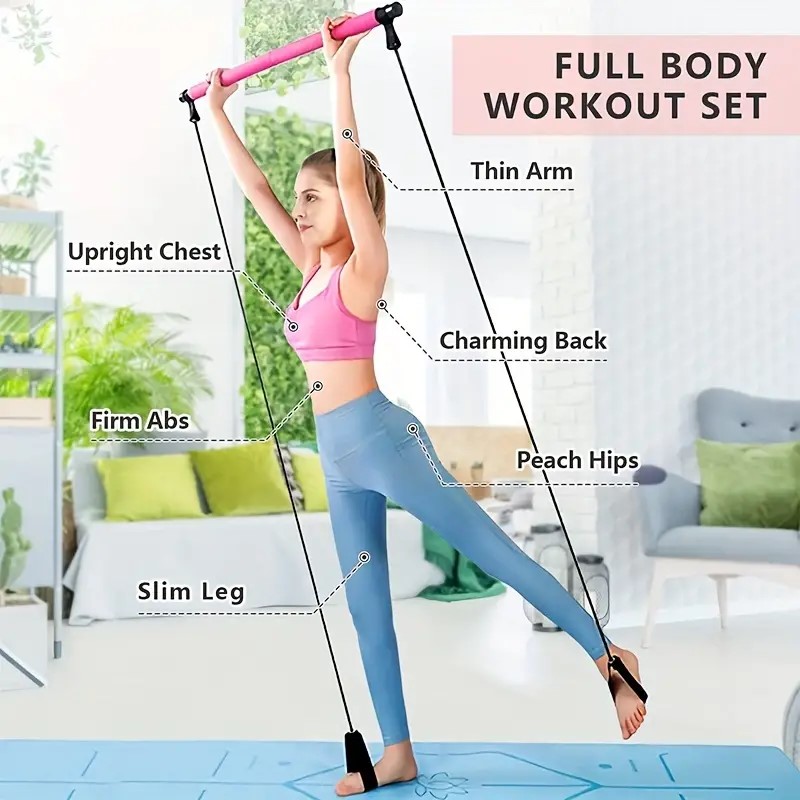 Barra de Pilates Multifunciona - Pilates Yoga Combined avaliação e preço