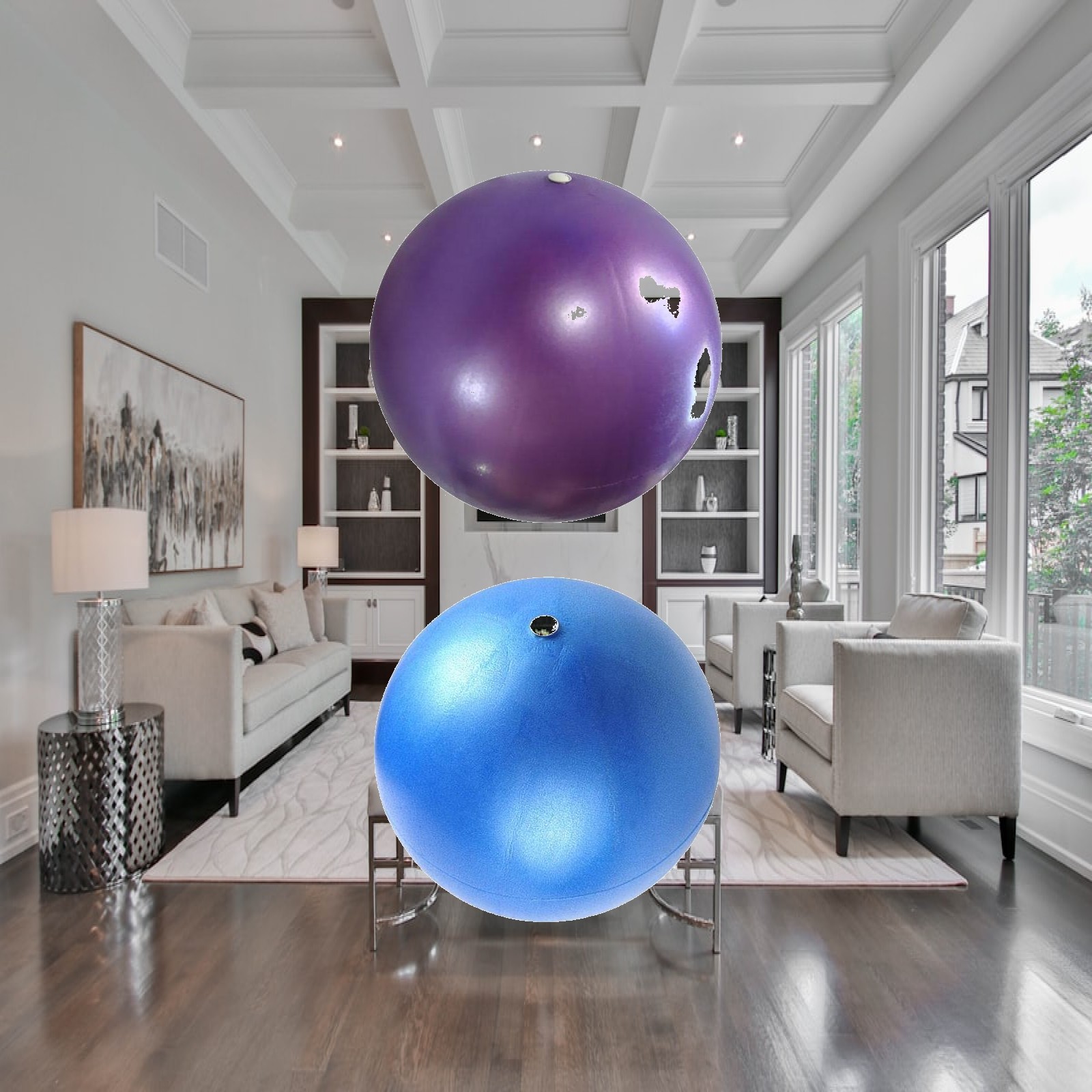 Bola de Yoga Fitness 25cm, Min - Pilates Yoga Or Gym avaliação e preço