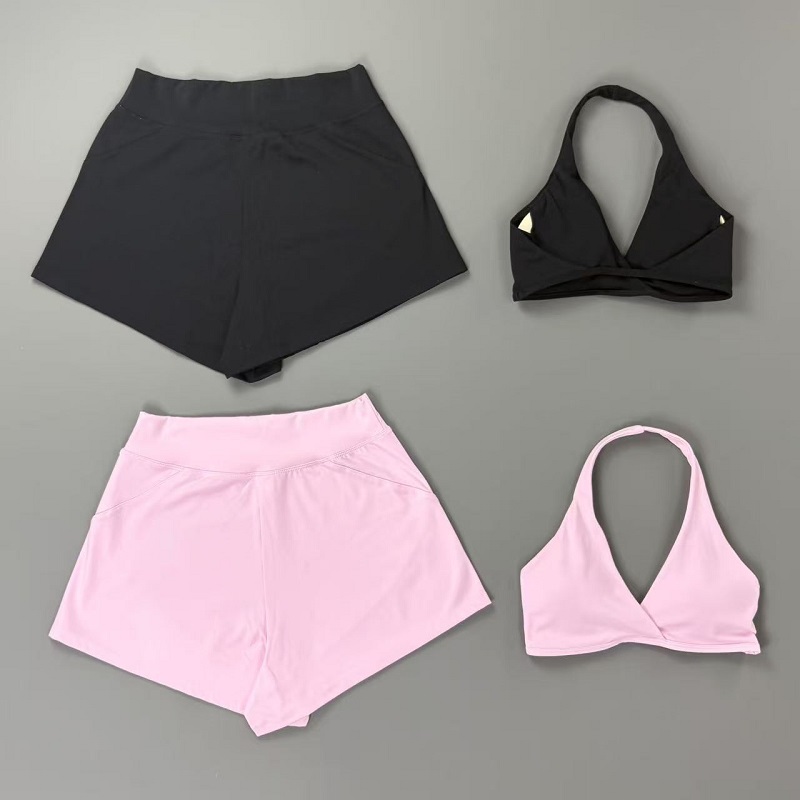 Conjunto de Shorts de Treino F - Pilates Yoga Clothes avaliação e preço