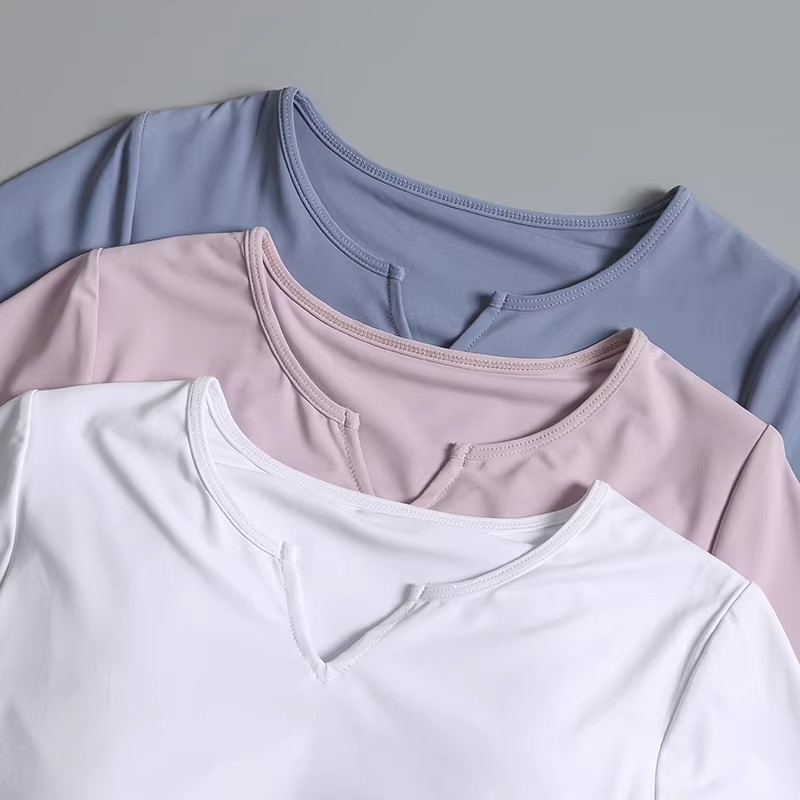 Camiseta de Yoga Feminina com  - Pilates Yoga Wrap Top avaliação e preço