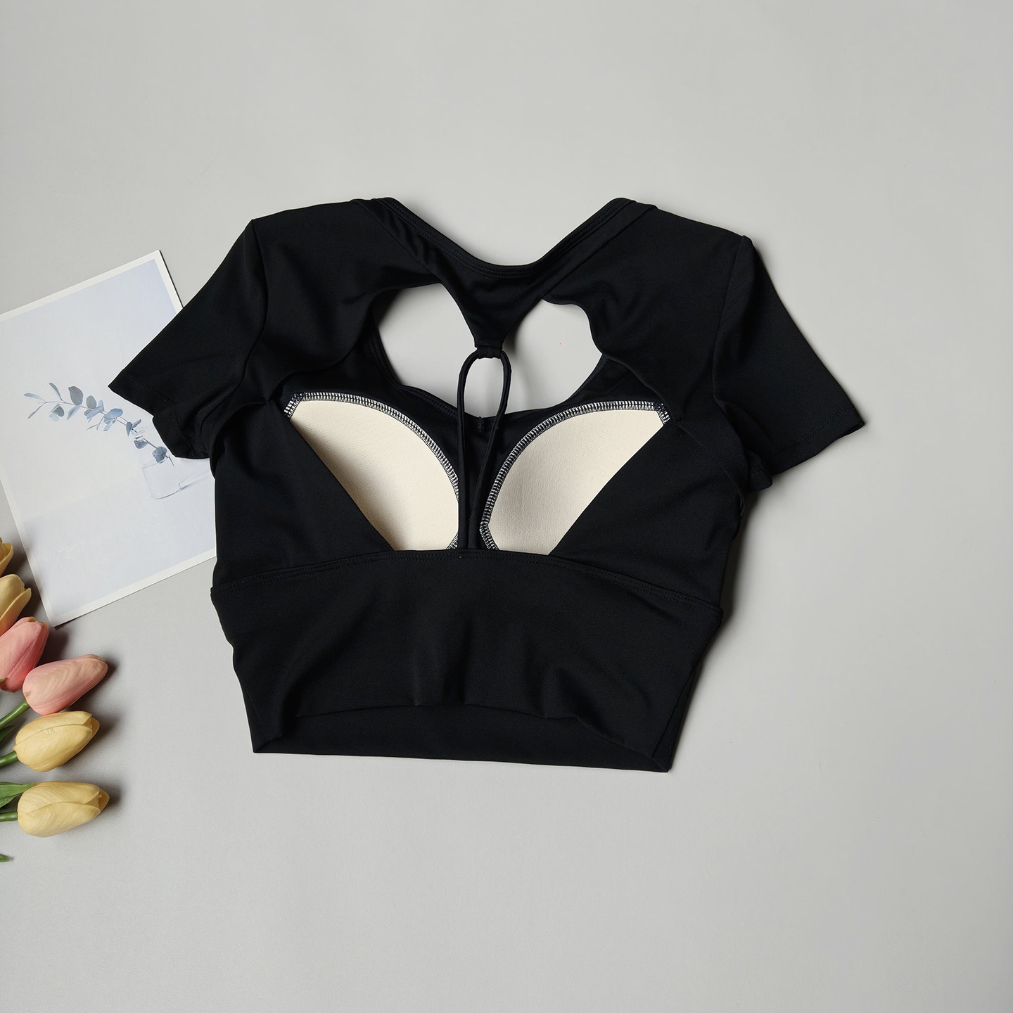 Camiseta de Yoga Feminina para - Pilates Yoga Wrap Top avaliação e preço