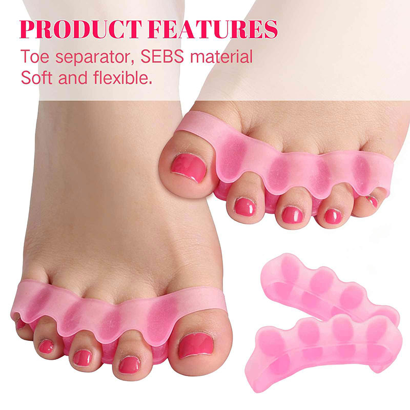 1 Par de Separadores de Dedos  - Toe Separator Silicon avaliação e preço
