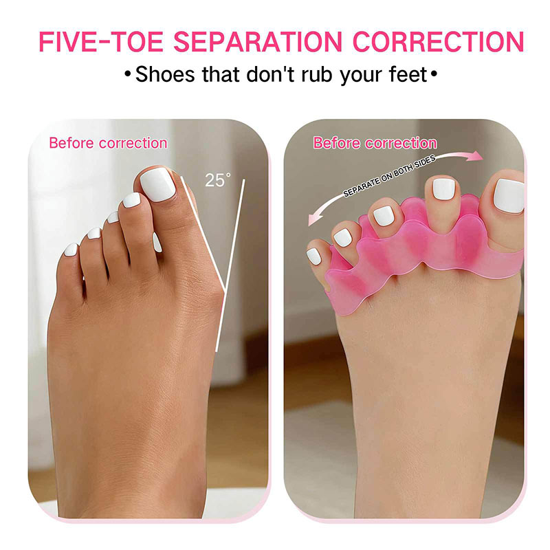1 Par de Separadores de Dedos  - Toe Separator Silicon avaliação e preço