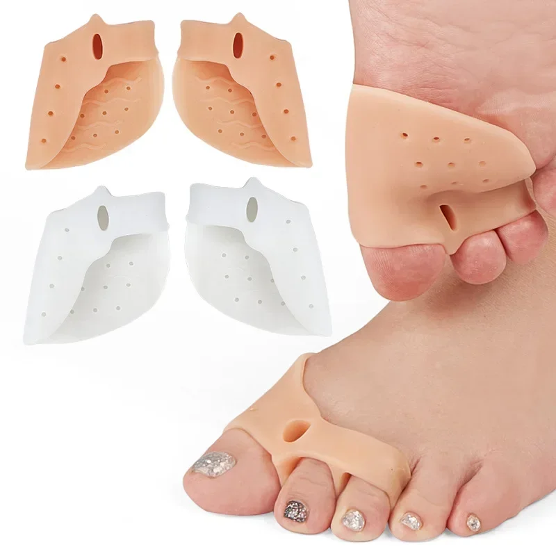 1 par de silicone toe correcto - Toe Separator Silicon avaliação e preço