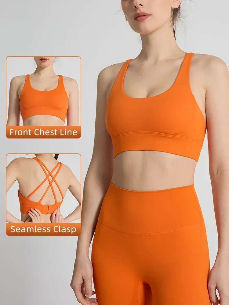 Sutiã esportivo feminino, cor  - Pilates Yoga Wrap Top avaliação e preço